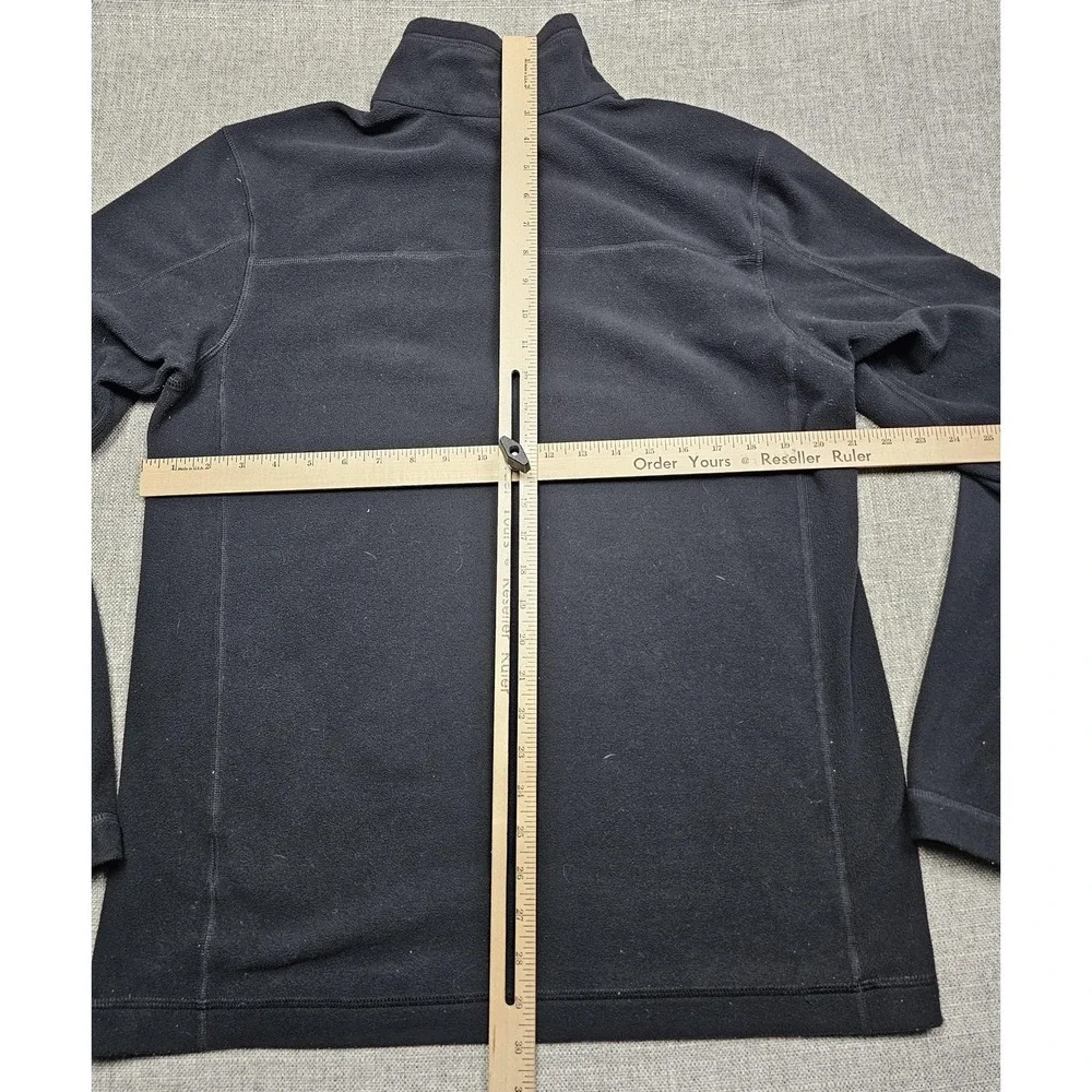 Patagonia Pullover Mens Medium Black Fleece 1/4 Zip Hiking Sweater Outdoor Layer